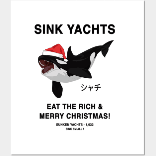 Orca Merry Christmas Posters and Art